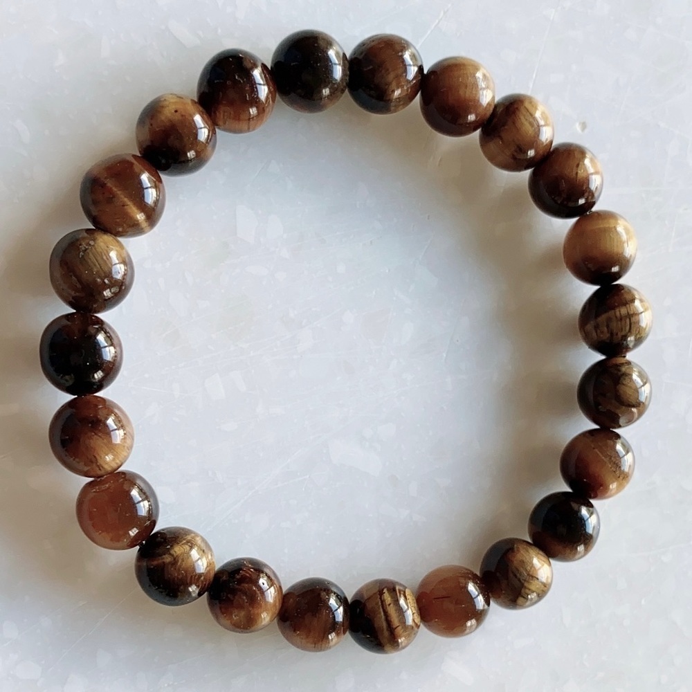 8mm Tiger Eye Bracelet